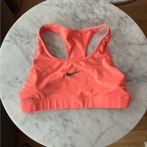 Nike dri fit peach color sports bra medium